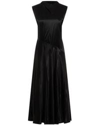 Jil Sander - Cupro Long Dress - Lyst