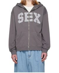 Carne Bollente - Zipcode Desire Sex Long-Sleeved Hoodie - Lyst