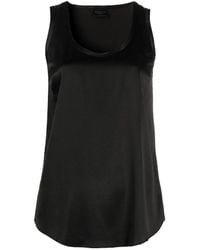 Brunello Cucinelli - Scoop-Neck Sleeveless Tank Top - Lyst