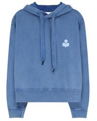 Isabel Marant - Isabel Marant Étoile Salmy Drawstring Drop Shoulder Hoodie - Lyst