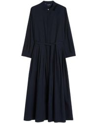 Max Mara - Long Cotton Voile Dress - Lyst