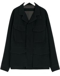 Lemaire - Long-Sleeved Buttoned-Cuff Pocket Overshirt - Lyst