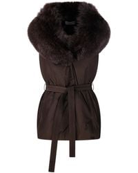Yves Salomon - Sleeveless Padded Vest - Lyst