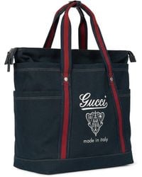 Gucci - Large Printed Tote Bag - Lyst