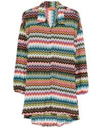 Missoni - Macro Zigzag Pattern Blouse - Lyst