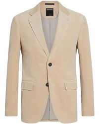 ZEGNA - Cashco Single-Breasted Jacket - Lyst