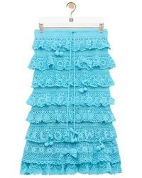 Loewe - Mid-Waisted Skirt - Lyst