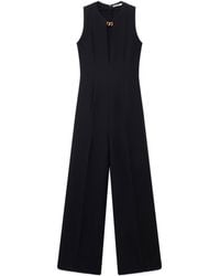 Stella McCartney - Chain Embellished Sleeveless Jumpsuit - Lyst