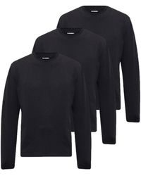 Jil Sander - 3 Pack Long-Sleeved T-Shirt - Lyst