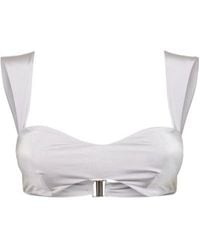 Magda Butrym - Wide-Strap Bikini Top - Lyst