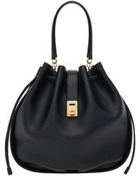 Ferragamo - Hug Buckle Bucket Bag - Lyst