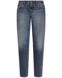 Dolce & Gabbana - Skinny Five-Pocket Jeans - Lyst