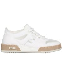 Fendi - Match Mesh Low Top Sneakers - Lyst