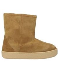 Isabel Marant - Solid Suede Flat Boots - Lyst