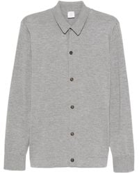 Eleventy - Button-Down Wool Shirt - Lyst