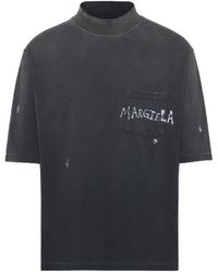 Maison Margiela - Graffiti Logo T-Shirt - Lyst