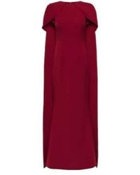 Safiyaa - Ginkgo Caped Gown - Lyst