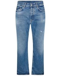 Acne Studios - Distressed Detail Jeans - Lyst