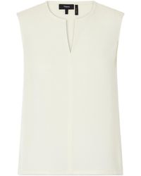 Theory - Sleeveless Chiffon Top - Lyst