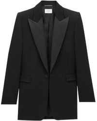Saint Laurent - Tuxedo Single-Breasted Jacket - Lyst