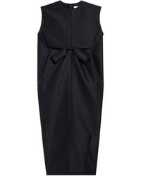 Balenciaga - Bow Detailed Sleeveless Dress - Lyst