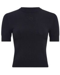 Marine Serre - Short Sleeved Jumper - Lyst