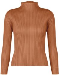 Pleats Please Issey Miyake - Pleats Please Issey Miyake Monthly Colors March Shirt - Lyst