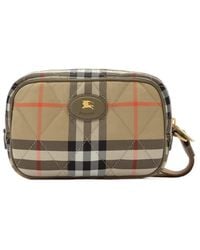 Burberry - Horseshoe Quilted Shoulder Bag - Lyst