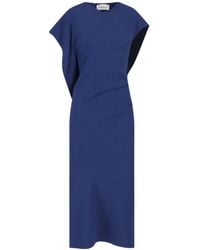 Victoria Beckham - Sleeveless Midi Dress - Lyst