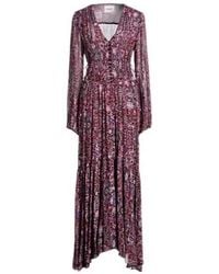 Isabel Marant - Plum Maxi Dress Viscose - Lyst
