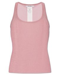 Max Mara - Bastia Sleeveless Ribbed Top - Lyst