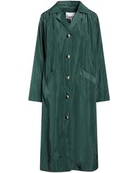Ganni - Plain Colour Full-Length Jacket - Lyst