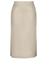 MC2 Saint Barth - Darline Crochet Midi Skirt - Lyst