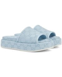 Gucci - Gg Platform Sandal - Lyst