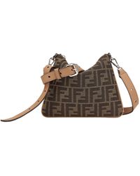 Fendi - Ff Monogrammed Mini Crossbody Bag - Lyst