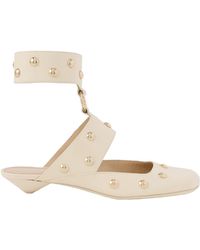 Chloé - Chloé Jade Embellished Ballerinas - Lyst