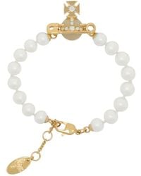 Vivienne Westwood - Kitty Faux-Pearl Bracelet - Lyst