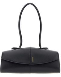 Jil Sander - Linea Leather Shoulder Bag - Lyst