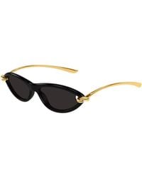 Bottega Veneta - Round Sunglasses - Lyst