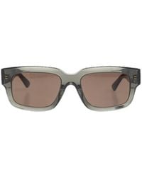 Bottega Veneta - Eyewear Ultrathin Squared Sunglasses - Lyst