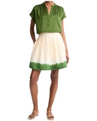 Vince - Dip-Dye Pleated Skirt - Lyst