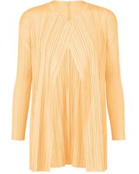 Pleats Please Issey Miyake - Pleats Please Issey Miyake Mellow Pleats Coat - Lyst