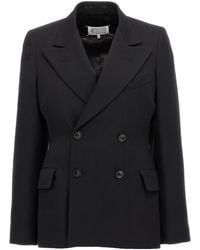 Maison Margiela - Double-Breasted Blazer - Lyst