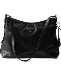 Prada - Aimee Large Leather Shoulder Bag - Lyst
