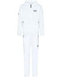 EA7 - Logo-Print Tracksuit - Lyst