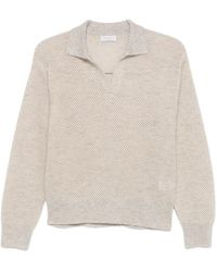 Brunello Cucinelli - Perforated-Knit Sweater - Lyst