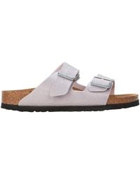 Birkenstock - Light Suede Slide - Lyst