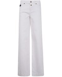 Versace Jeans Couture - Couture Logo Lettering Flared Jeans - Lyst