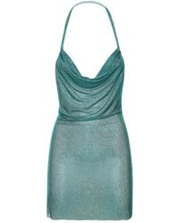 GIUSEPPE DI MORABITO - Embellished Net Mini Dress - Lyst