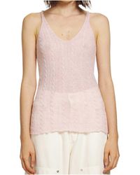 Haikure - Sleeveless Semi-Transparent Tank Top - Lyst